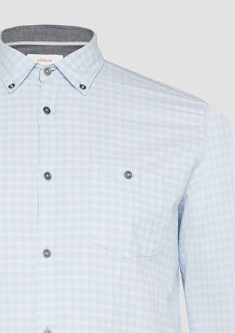 Coupe regular Chemise s.Oliver en bleu