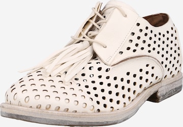 Pantofi cu șireturi 'Zeport' de la A.S.98 pe alb: față