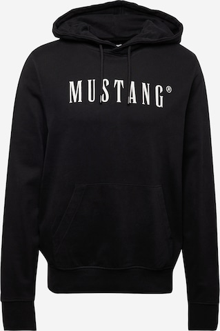 MUSTANG - Sudadera 'Bronson' en negro: frente