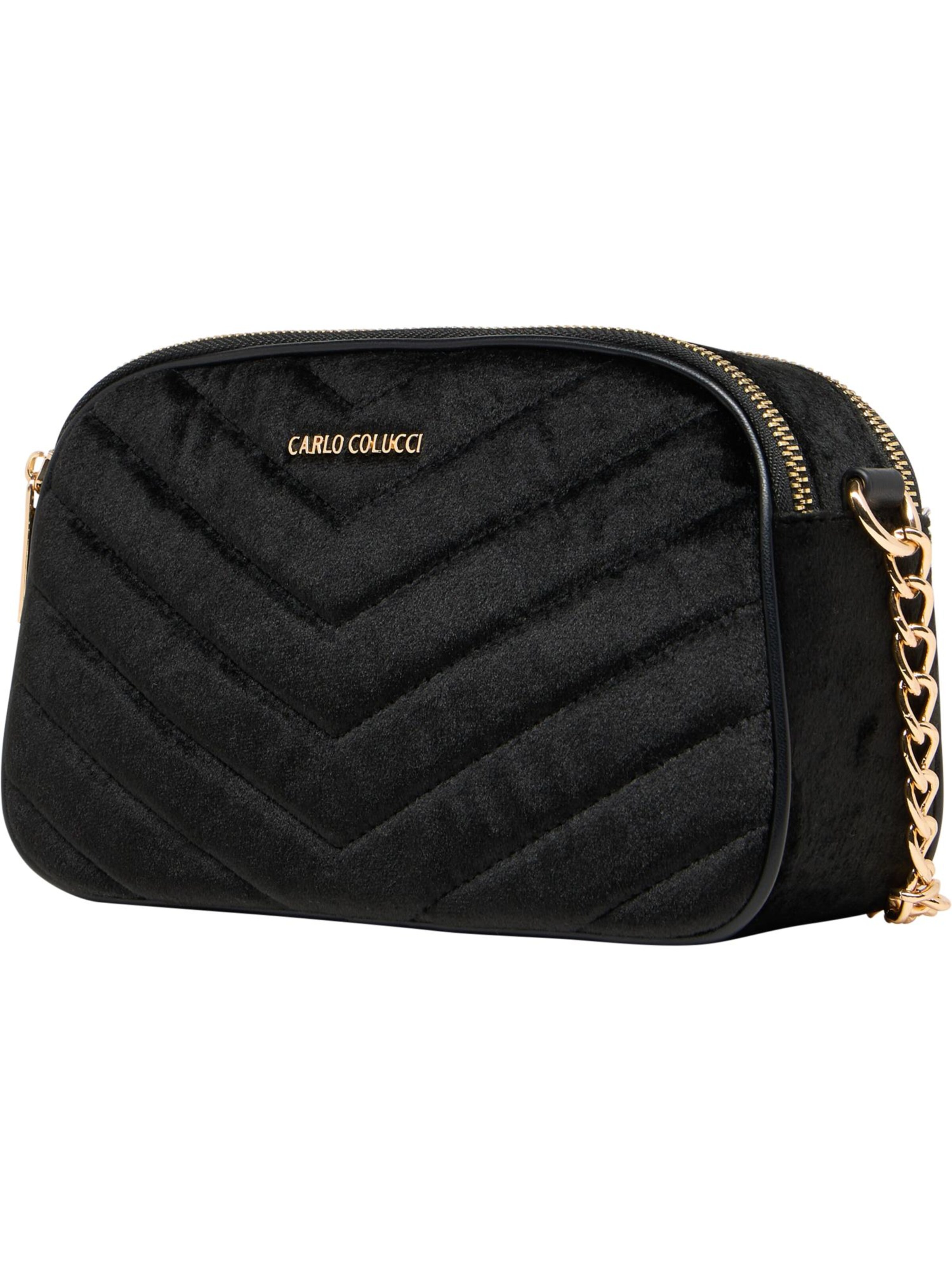 Carlo Colucci Umhängetasche in Schwarz