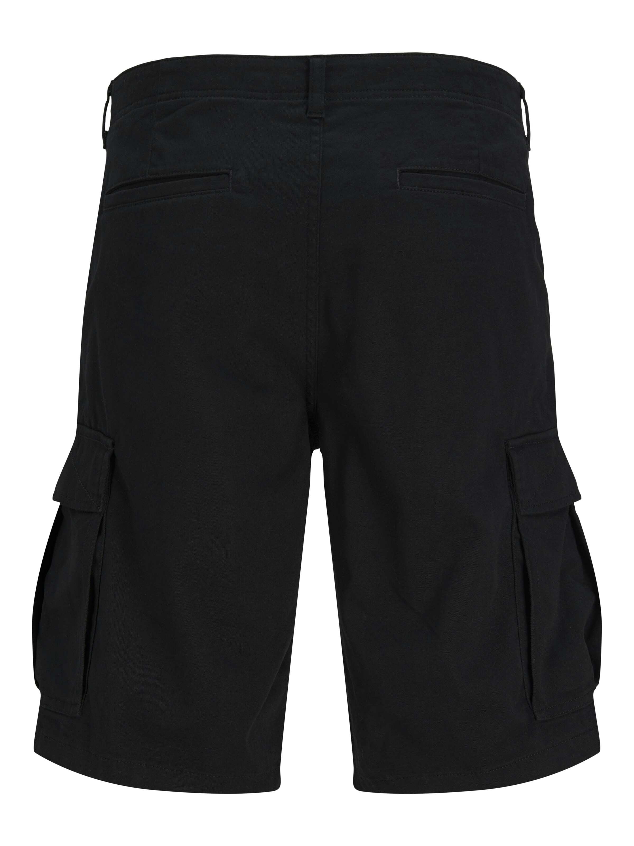 JACK & JONES Loosefit Cargobyxa 'JPSTCole JJJonnie' i svart