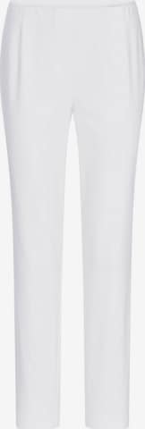 Pantalon 'Louisa' Goldner en blanc : devant