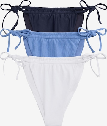 Bas de bikini The Set en bleu : devant