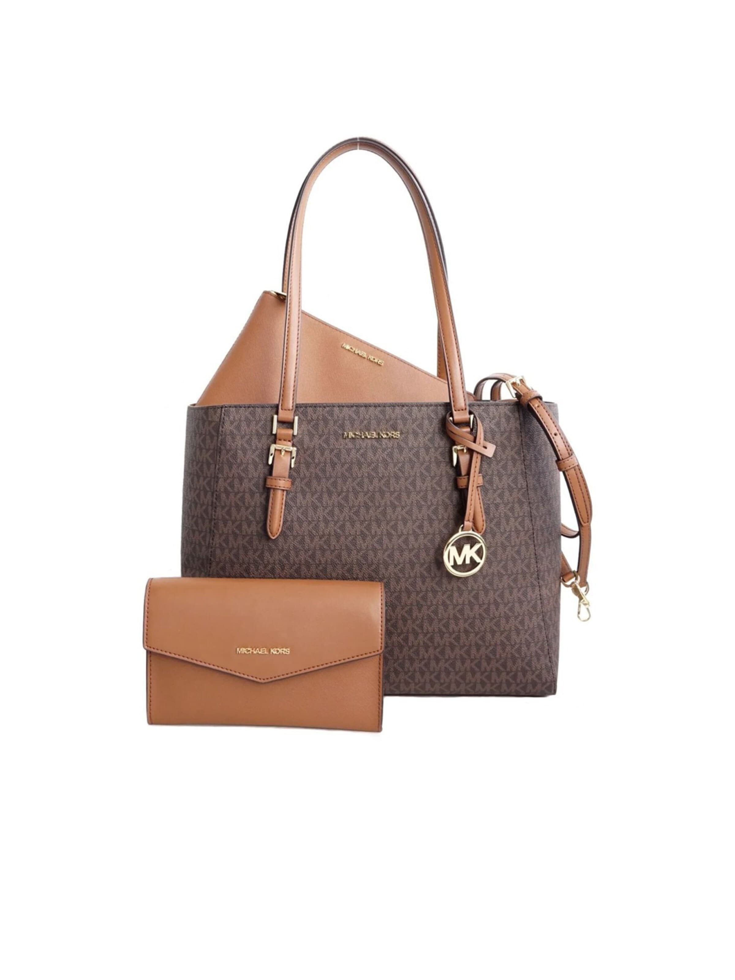 Shopper 'Charlotte Large 3-In-1 Tote' di Michael Kors in marrone
