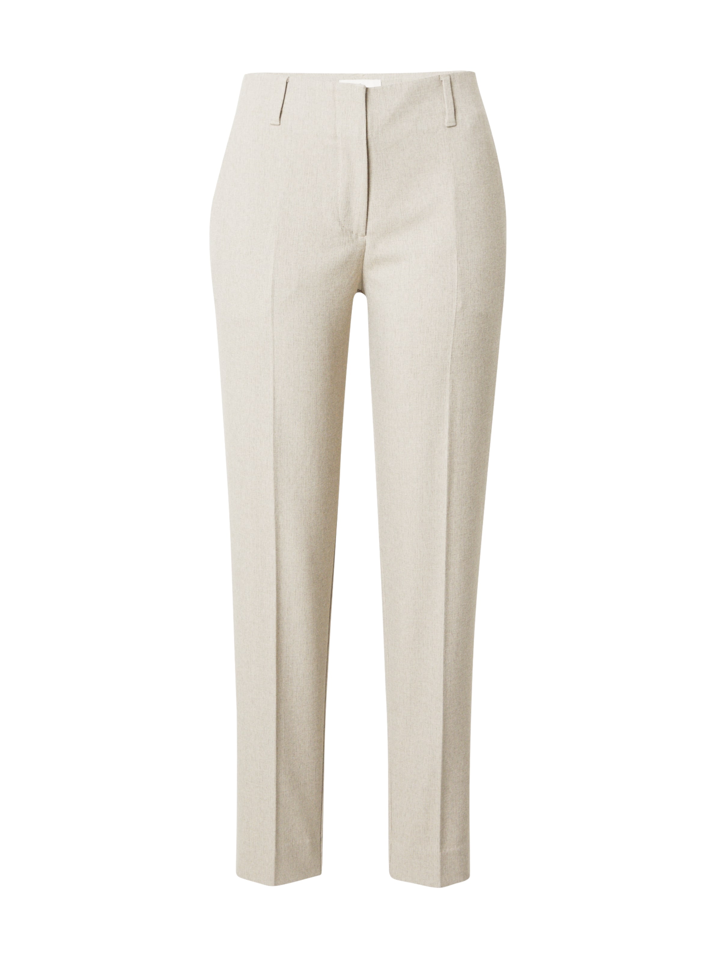 Regular Pantalon à plis 'Julia' FIVEUNITS en beige : devant