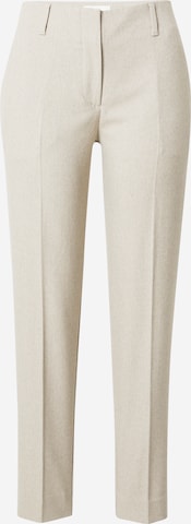 FIVEUNITS Regular Trousers with creases 'Julia' in Beige: front