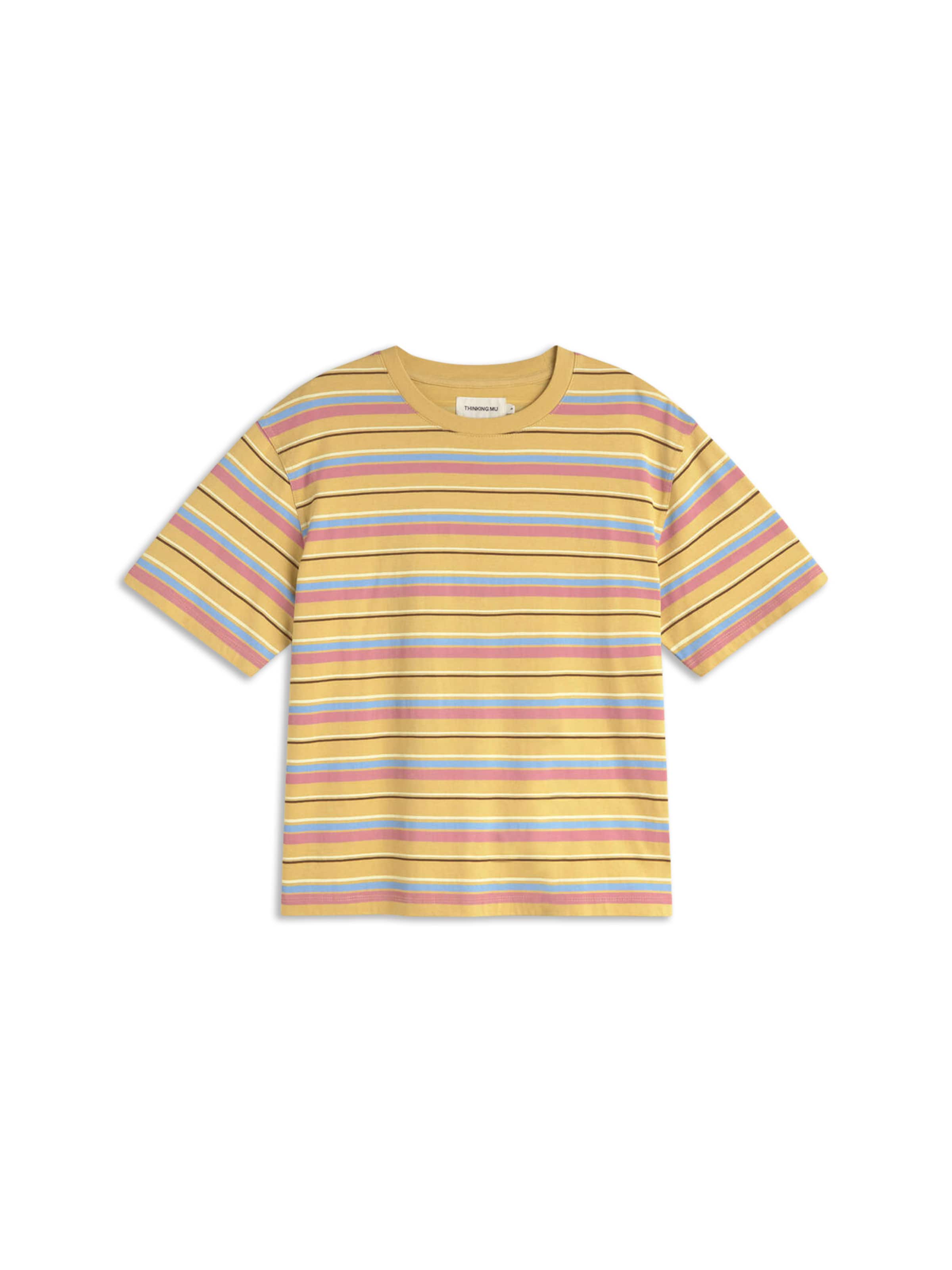 Thinking MU Shirt 'LUCIA' in Gelb: Vorderseite