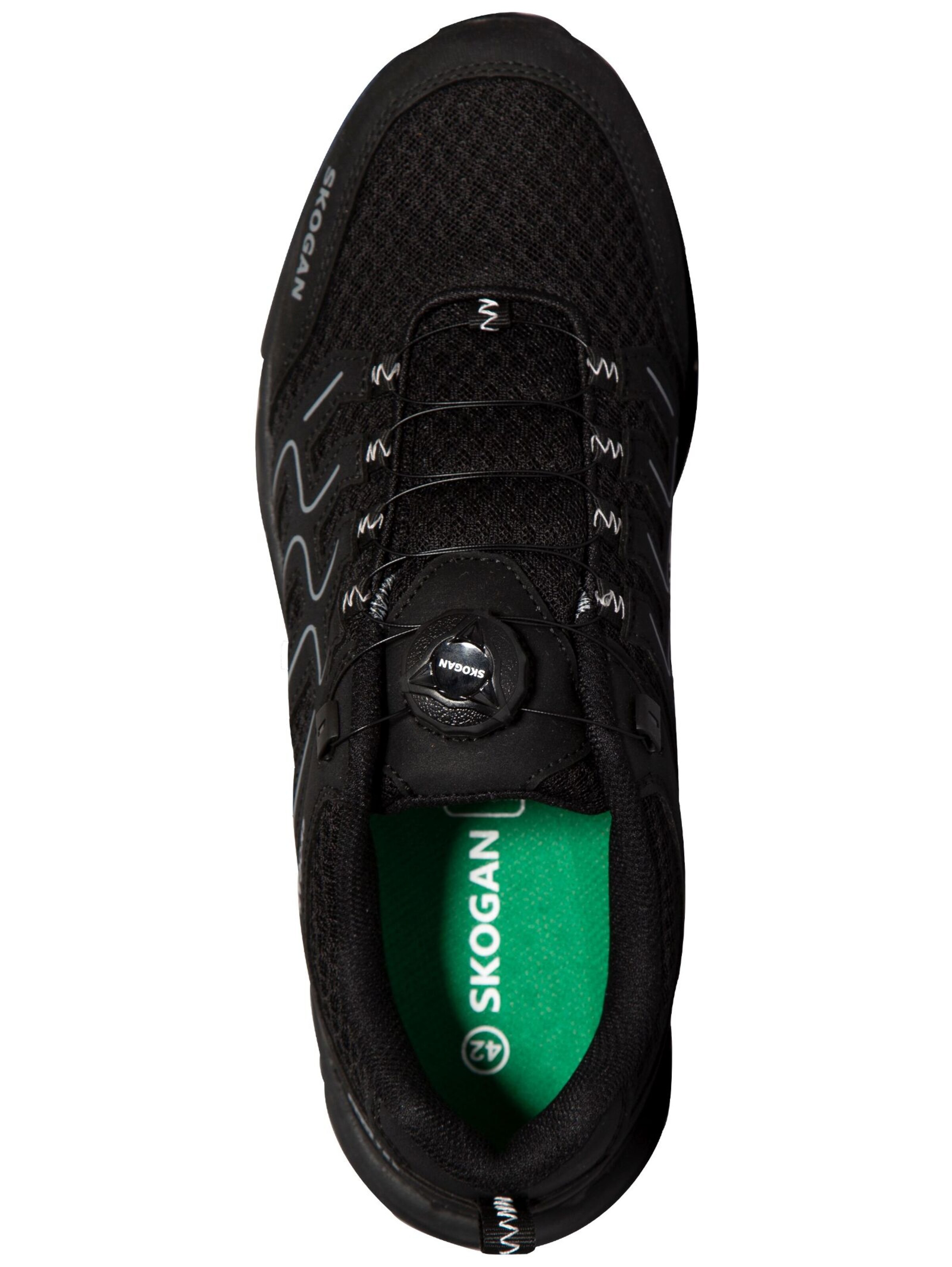 Scarpa bassa di SKOGAN in nero: superiore