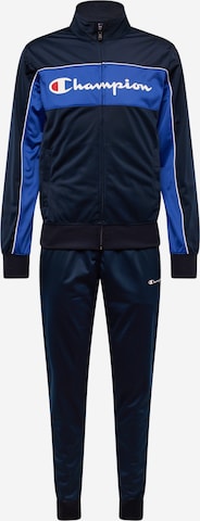 Champion Authentic Athletic Apparel Tracksuit in Blue: front