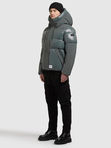 Veste d’hiver 'Alst' khujo en vert