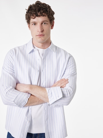 Koton Comfort fit Button Up Shirt in Blue