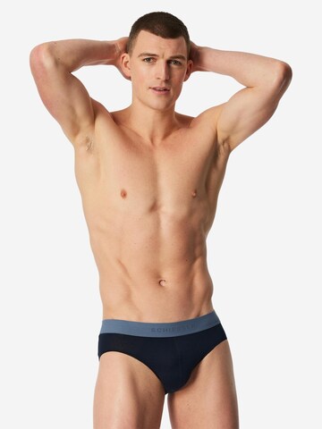 SCHIESSER Slip '95/5' in Blue: front