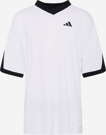 ADIDAS PERFORMANCERegular Fit Tehnička sportska majica 'Urban Foot' - bijela boja: prednji dio
