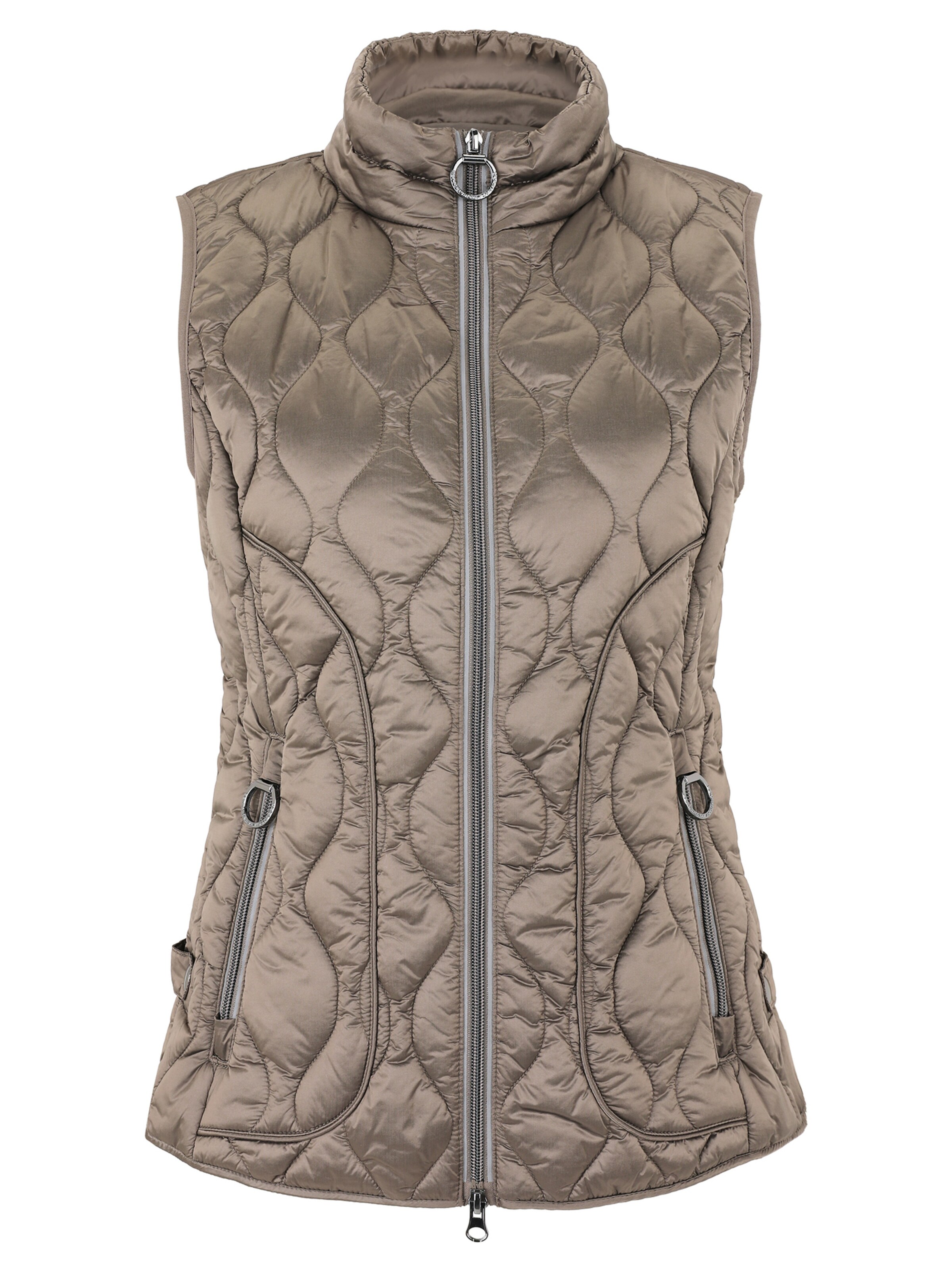 Betty Barclay Vest in Grey: front