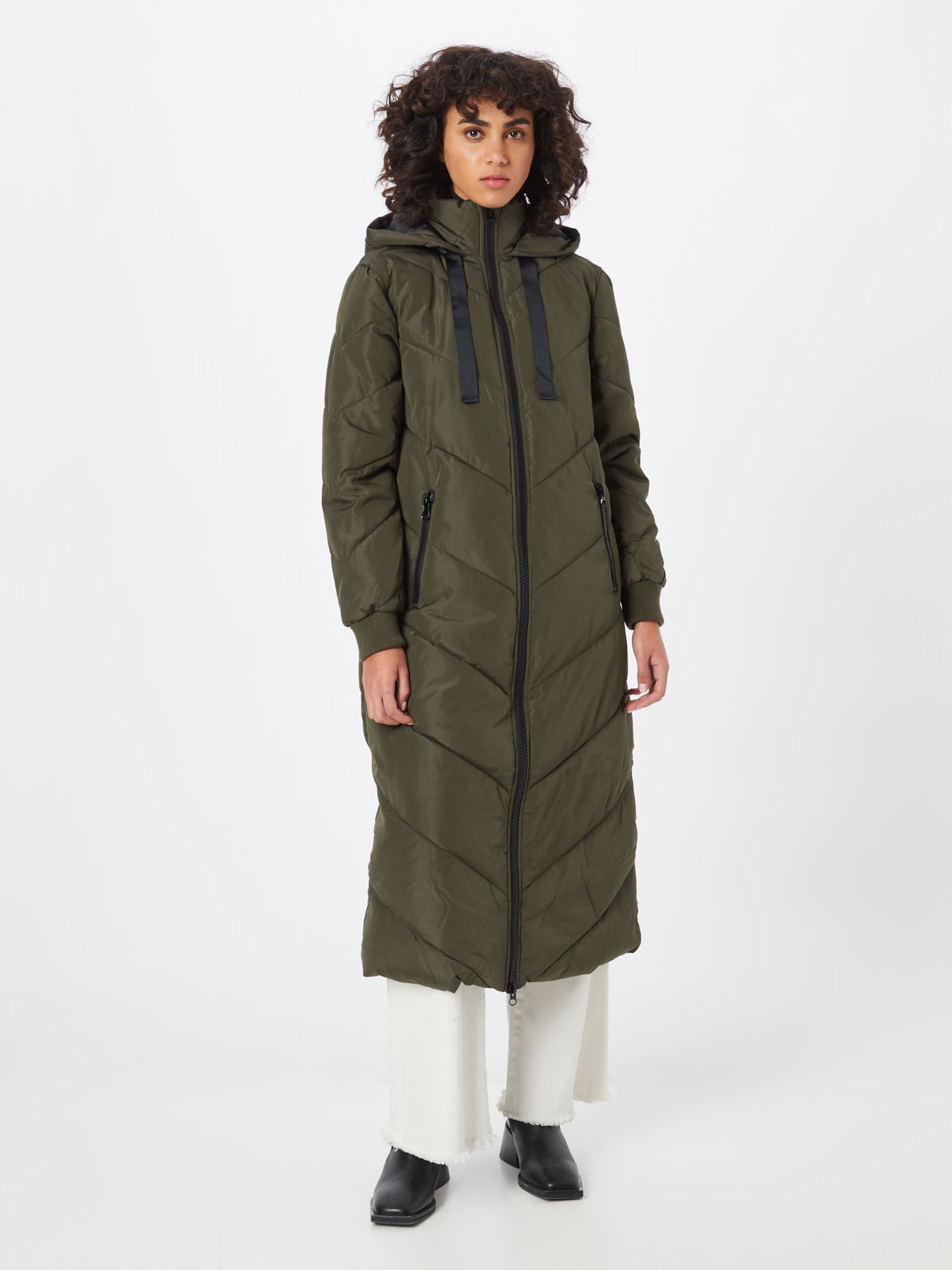 Khaki green winter coat sale