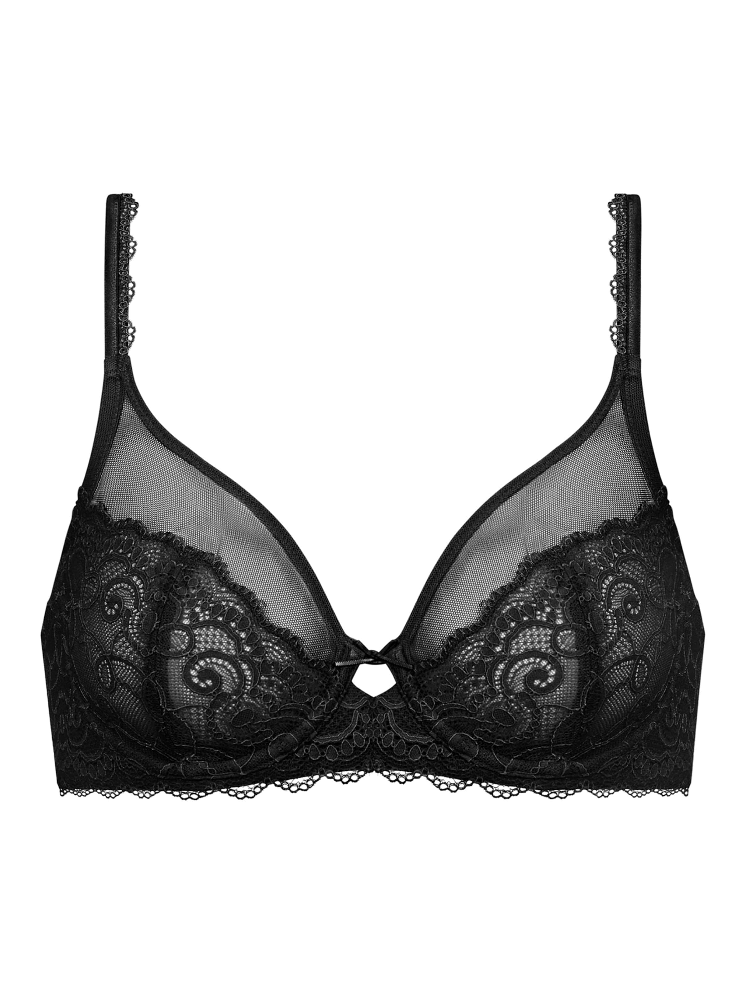 Soutien-gorge Mey en noir : devant