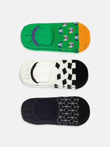 DillySocks Støvletter 'Hidden Dog Geometrics' i blandingsfarvet