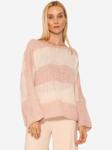 SASSYCLASSY Sweater in Beige: front