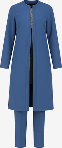fashionshowcase Pantsuit 'NAZAN' in Blue: front
