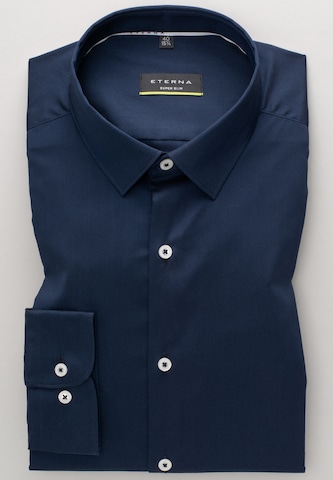 ETERNA Slim Fit Hemd in Blau