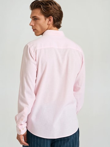Funky Buddha Regular fit Overhemd in Roze