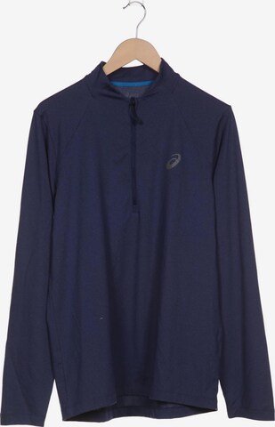 ASICS Shirt in XL in Blue: front