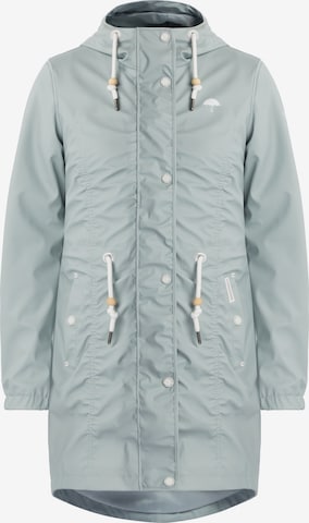 Schmuddelwedda Raincoat in Green: front