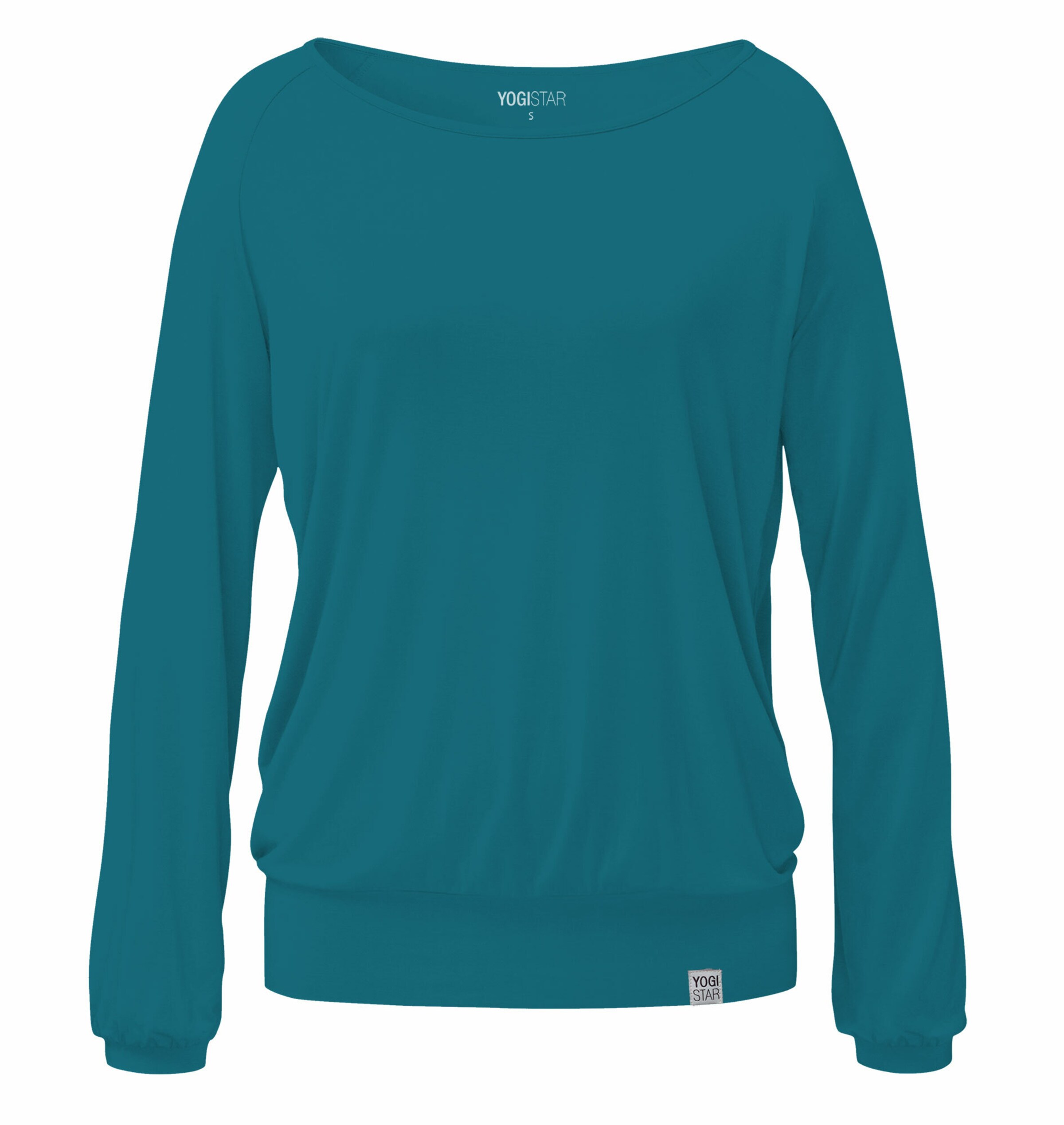 YOGISTAR.COM Shirt in Blau: Vorderseite