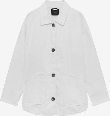 Pull&Bear Between-season jacket in White: front