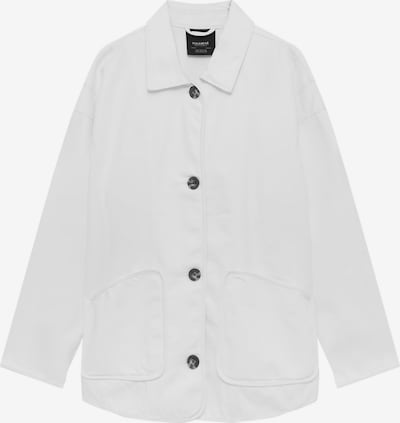 Pull&Bear Veste mi-saison en blanc, Vue avec produit