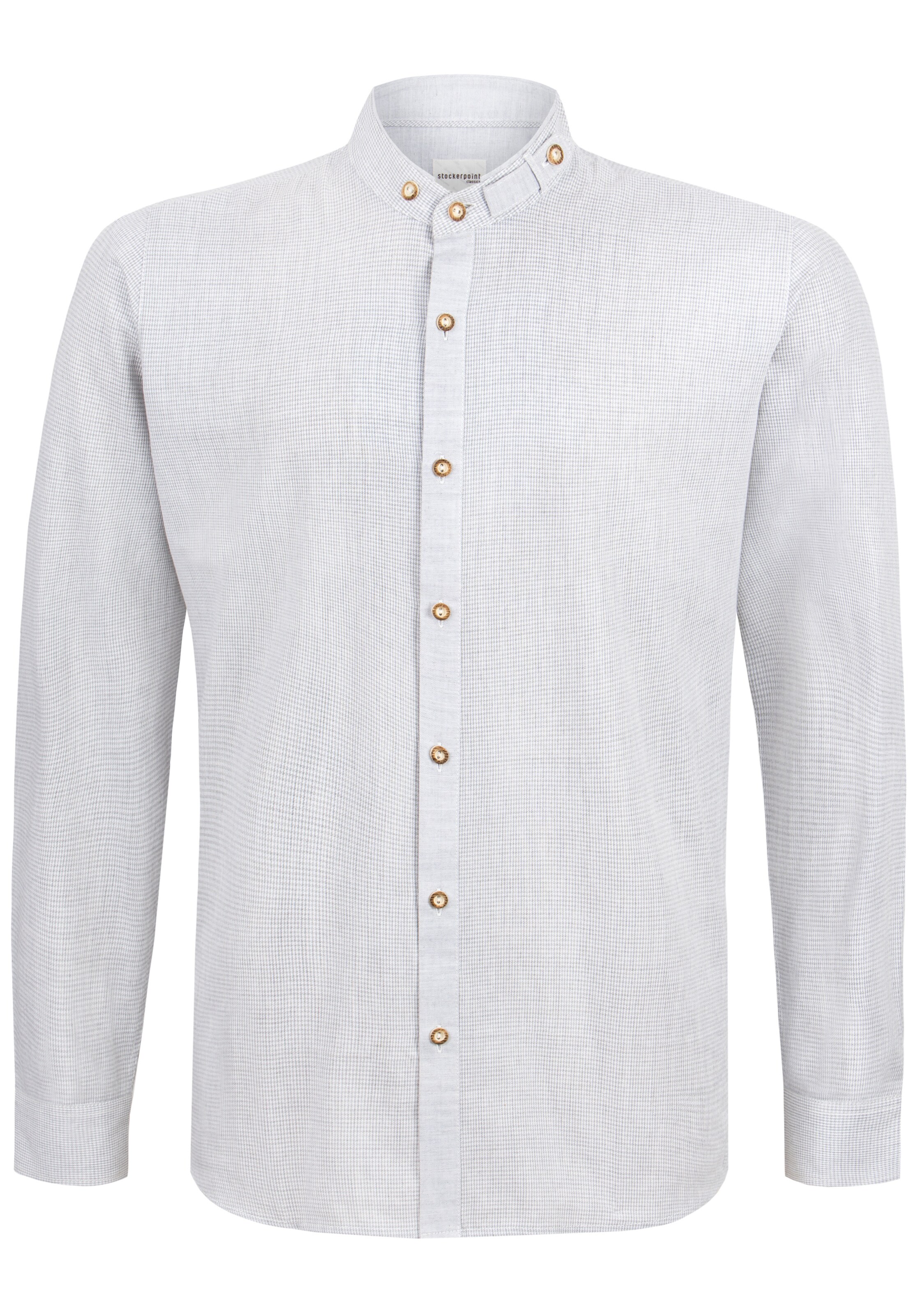 STOCKERPOINT Regular fit Traditional Button Up Shirt in Grey: front