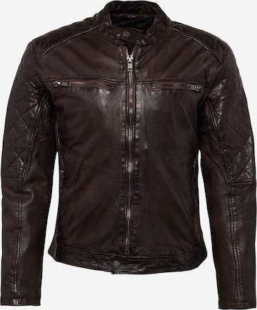BE EDGY Between-season jacket 'Mask' in Brown: front