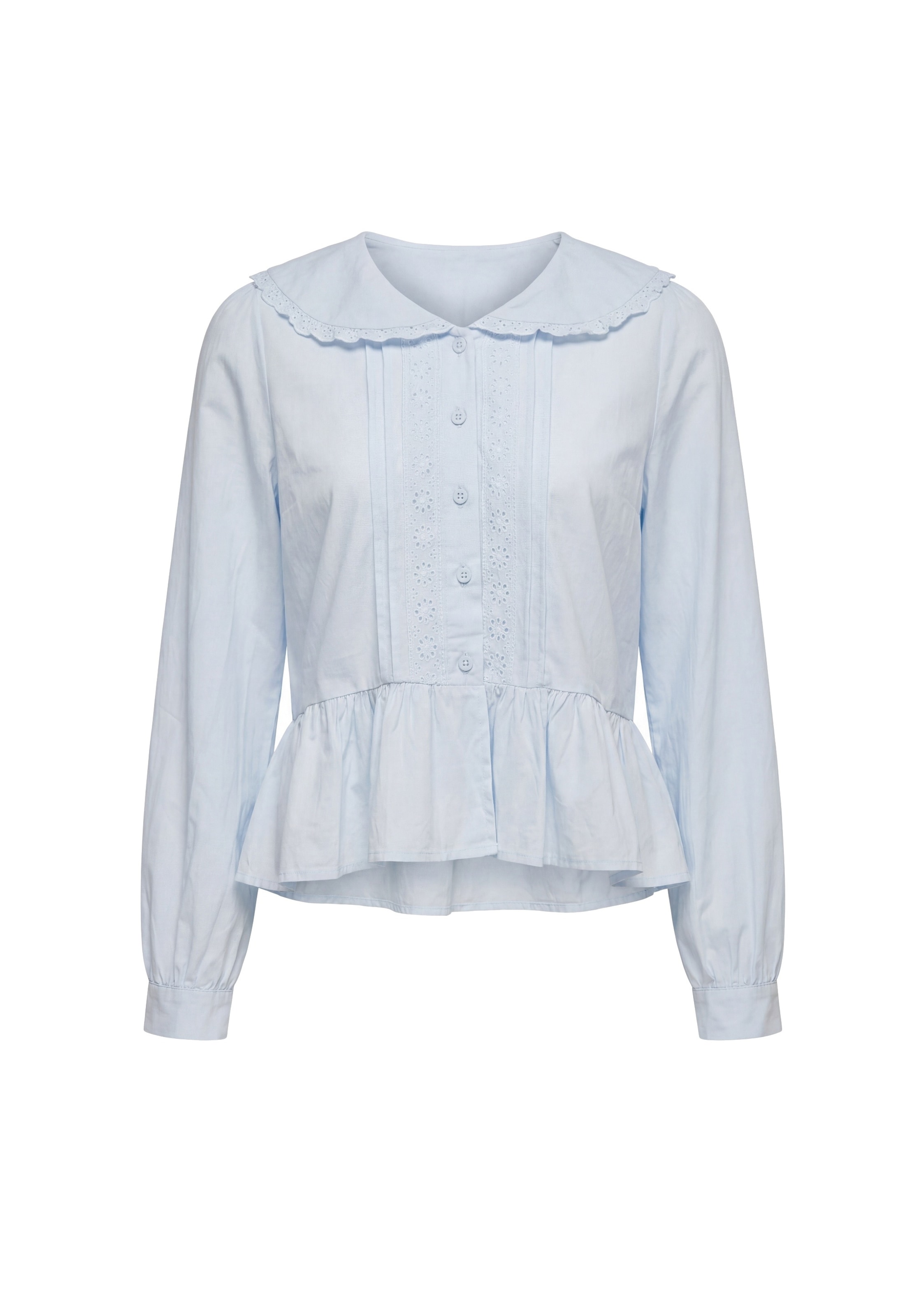 faina - Blusa en azul: frente