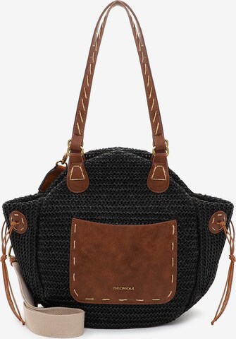 Emily & Noah Shoulder Bag in Black: front