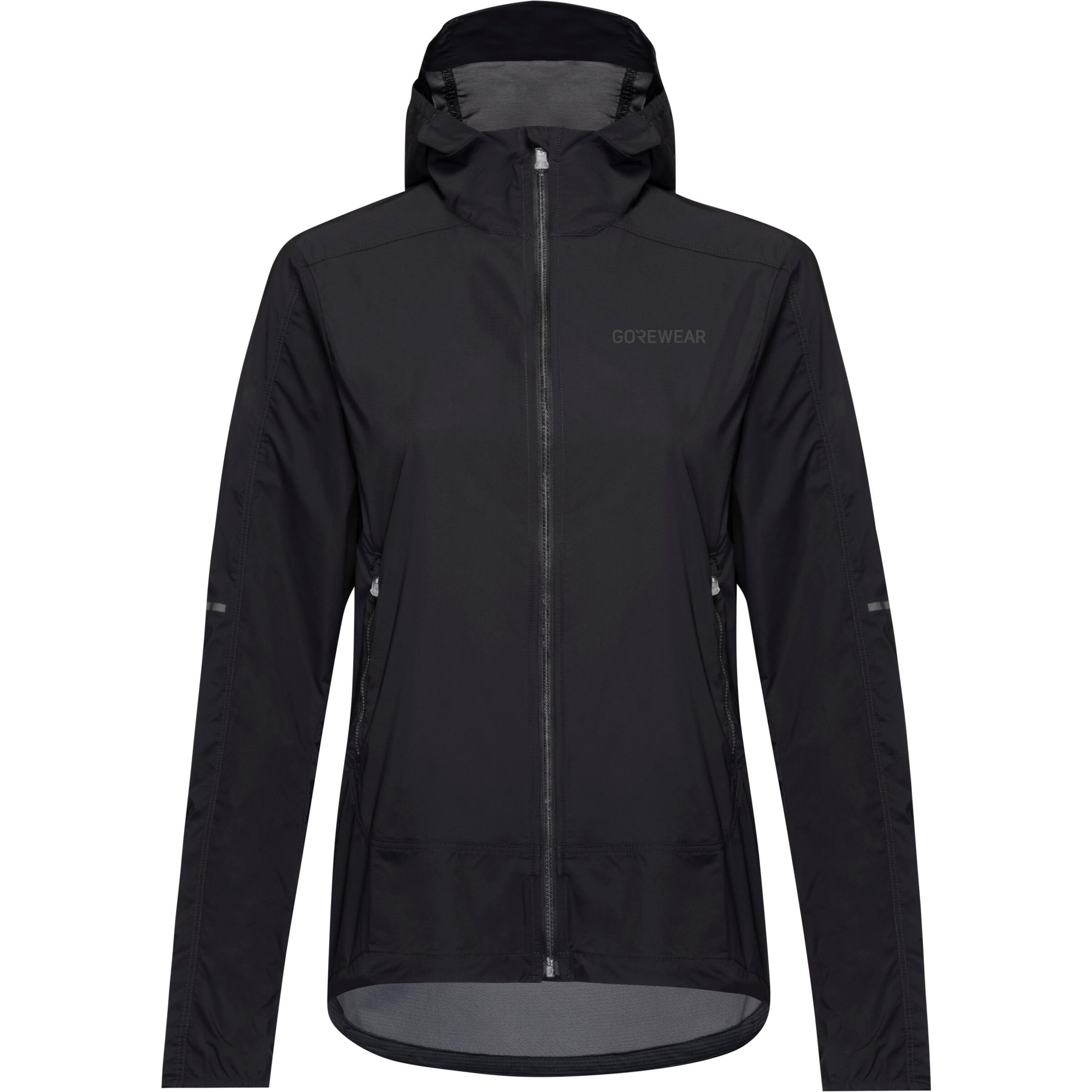 GORE WEAR Funktionsjacke 'Fernflow' in Schwarz: Vorderseite