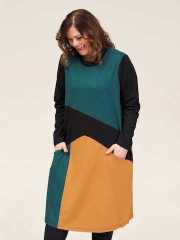 GOZZIP Jurk 'Nikoline Dress' in Gemengde kleuren: voorkant