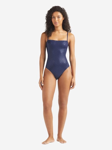 Vilebrequin - Traje de baño en azul: frente