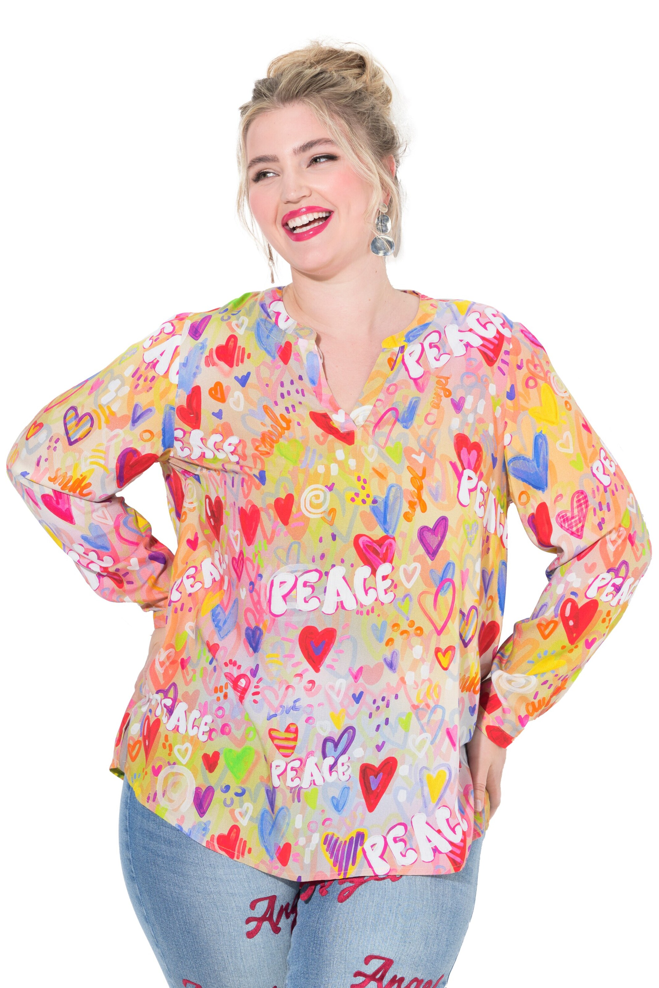 Angel of Style Tunic in Mixed colours: front