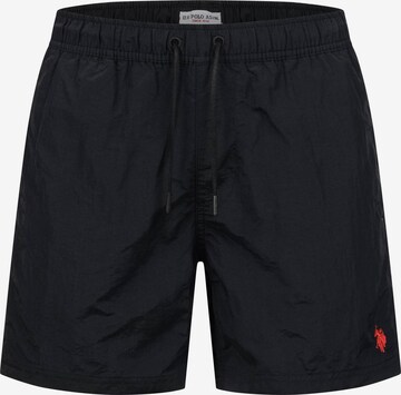 U.S. POLO ASSN. Zwemshorts in Zwart: voorkant
