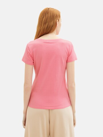 T-shirt TOM TAILOR DENIM en rose