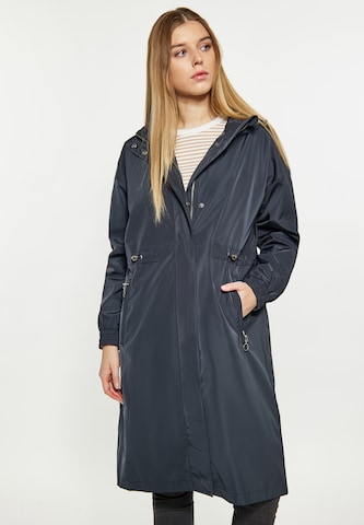 DreiMaster Maritim Raincoat in Blue: front