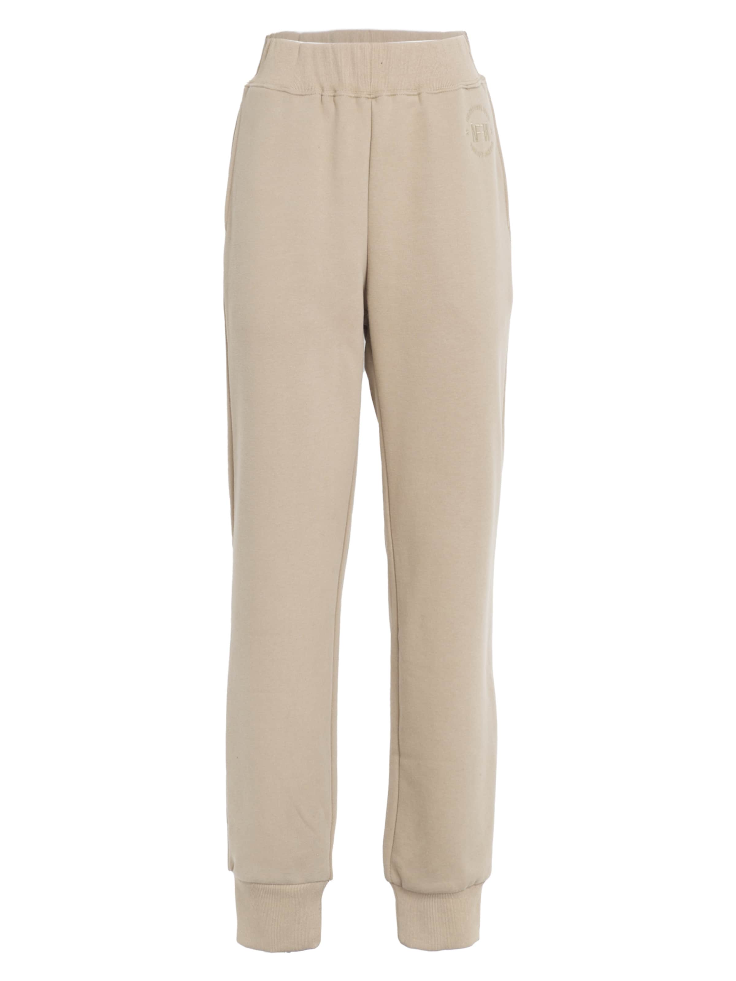 Influencer Trousers in Beige: front
