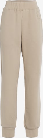 Influencer Zúžený strih Nohavice - Béžová: predná strana