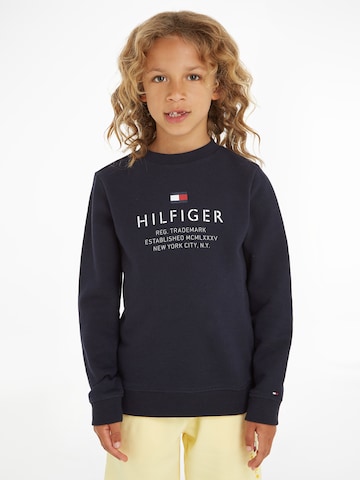 Felpa di TOMMY HILFIGER in blu: frontale