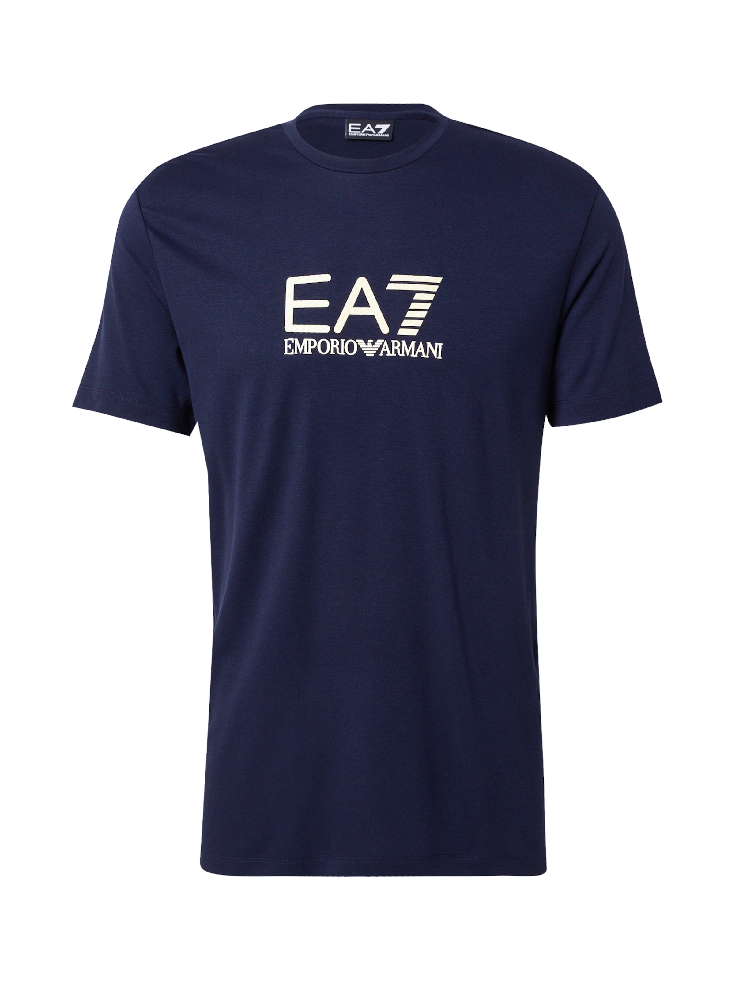 EA7 Emporio Armani T-shirt i blå: framsida