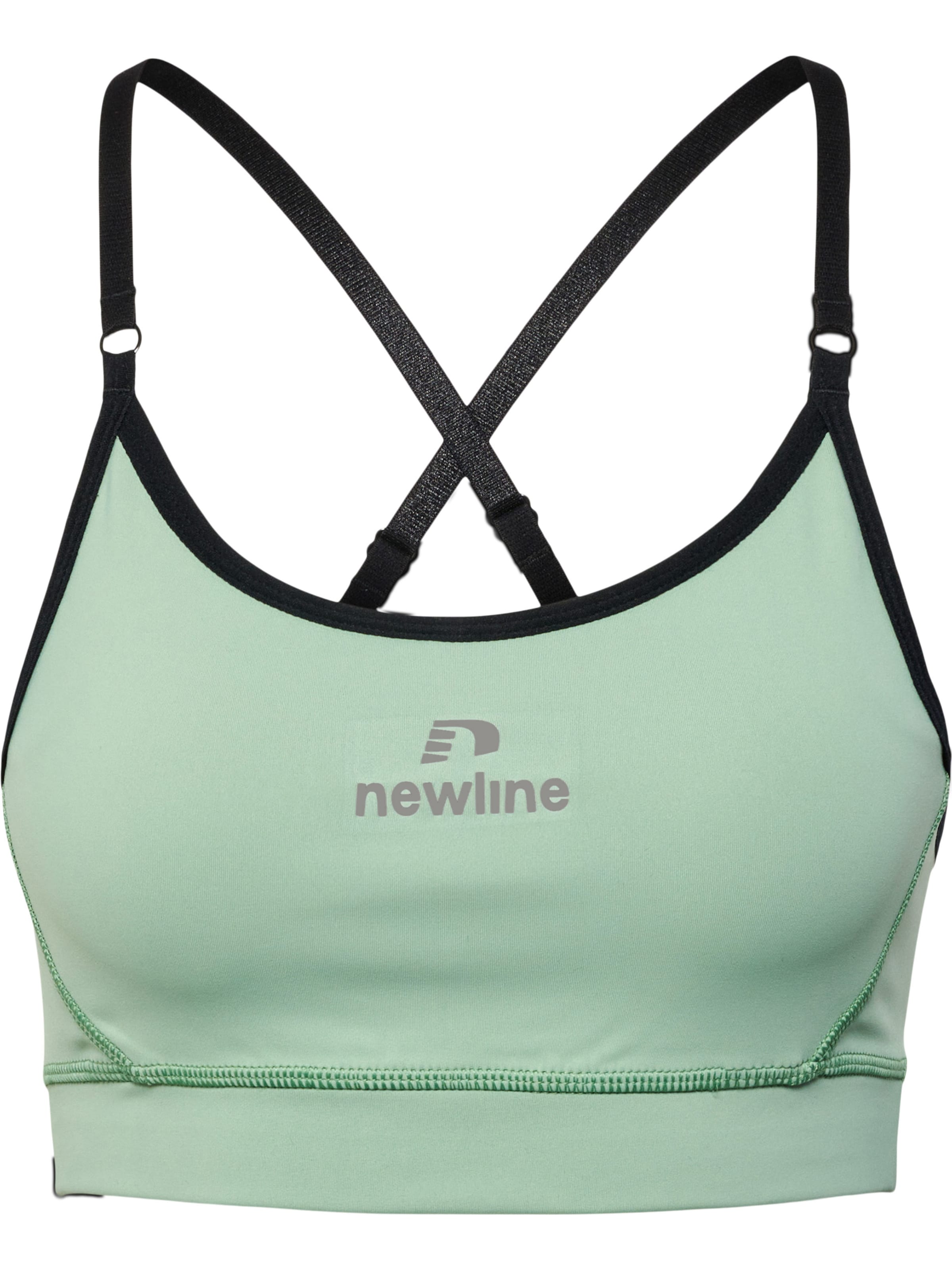 Newline Bustier Sport-BH 'Augusta' in Grün: Vorderseite