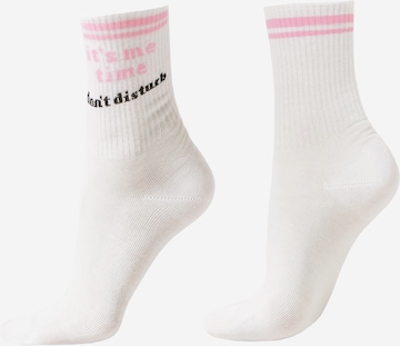 CALZEDONIA Socks 'Wellness' in White: front