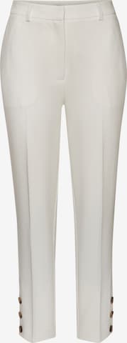 LASCANASlimfit Hlače na crtu - bijela boja: prednji dio