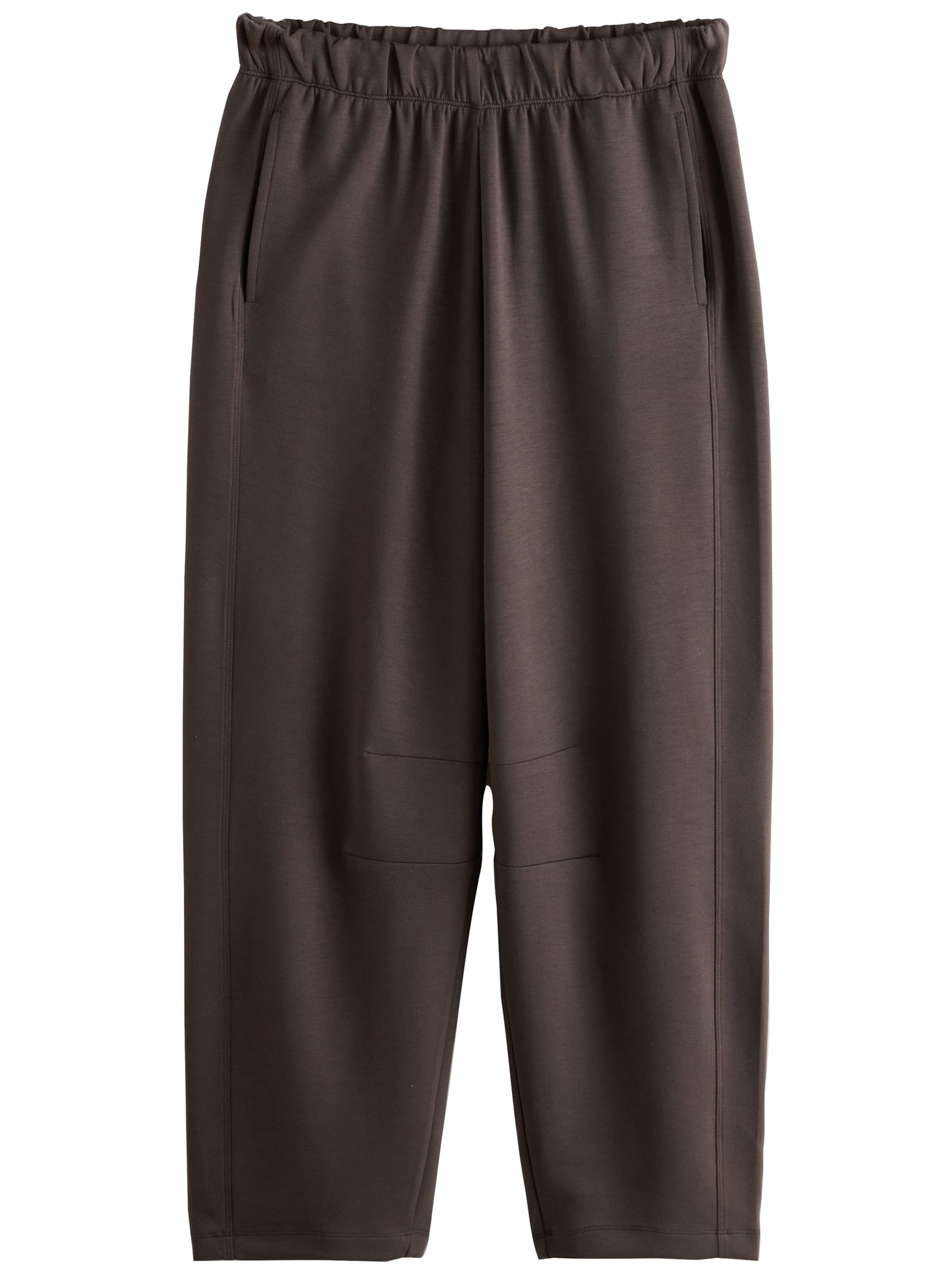 Next Alt kitsenev Püksid, värv pruun: eest vaates