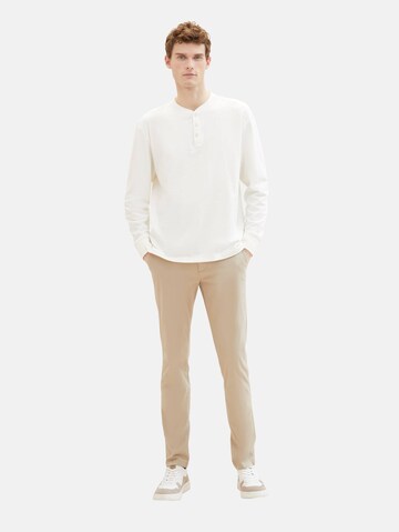 TOM TAILOR Slimfit Hose in Beige